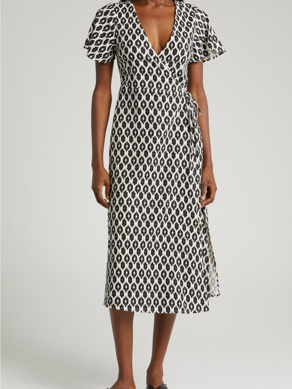 Marine Layer Emlyn Wrap Midi Dress